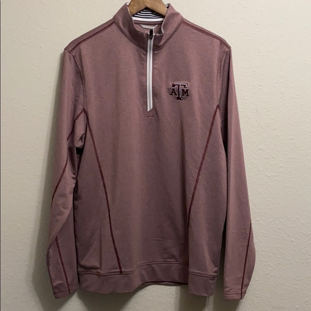 Cutter and Buck Texas A&M Long Sleeve DryTec Shirt